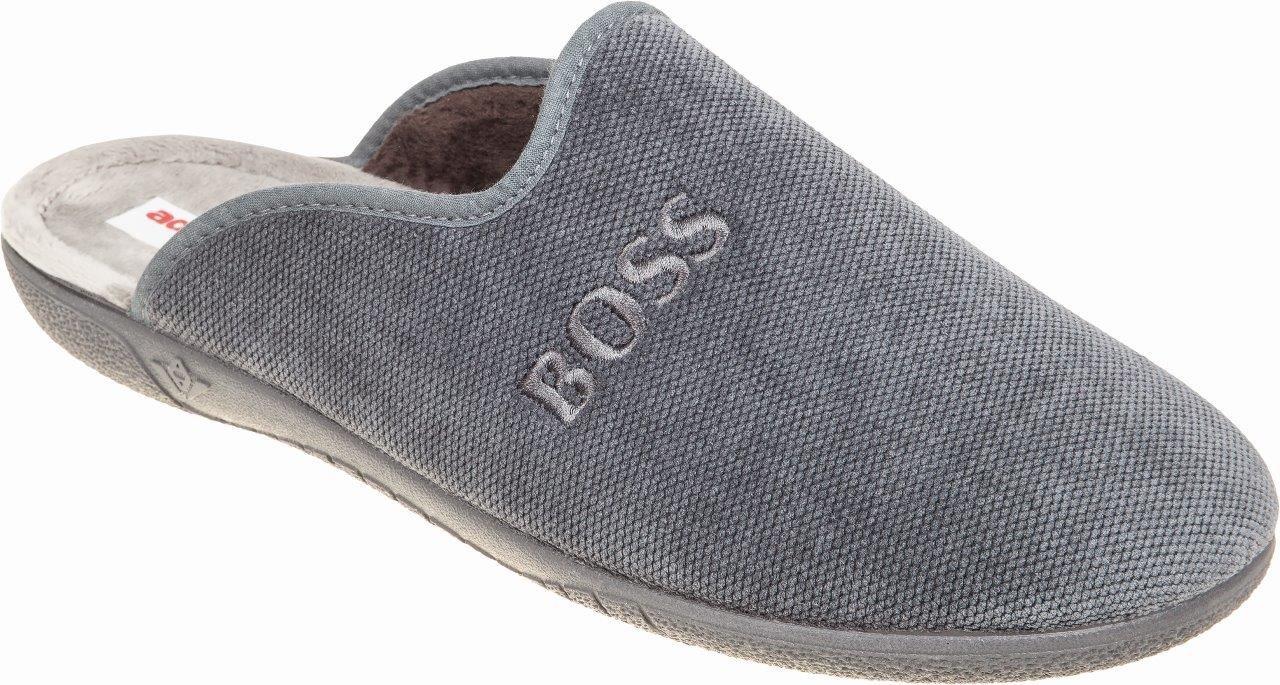 Adam's Shoes Χειμερινές Ανδρικές Παντόφλες με Σχέδια
