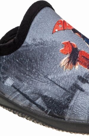 Adam's Shoes Χειμερινές Γυναικείες Παντόφλες Μαύρες