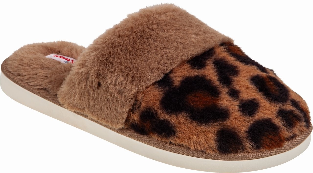Adam's Shoes Χειμερινές Γυναικείες Παντόφλες Καφέ